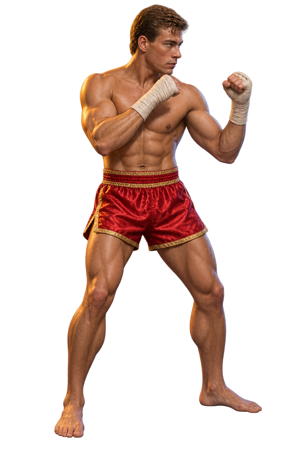 Kurt Sloane, inspired by Jean-Claude Van Damme in Kickboxer
